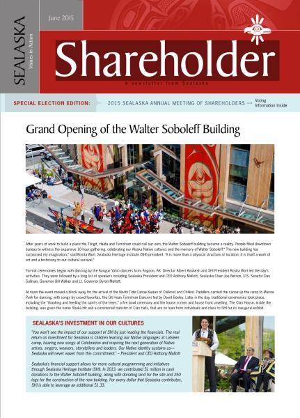 2015 Q2 Shareholder Newsletter